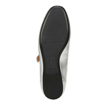 Kelly Mary-Jane Flat - Silver