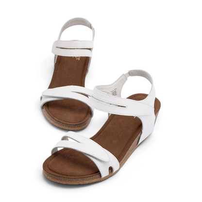 Kimberley Plain Sandal - White