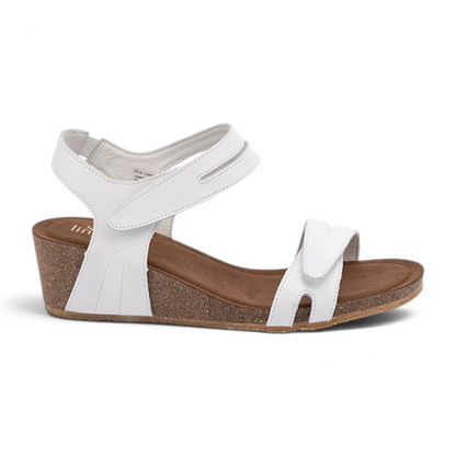 Kimberley Plain Sandal - White