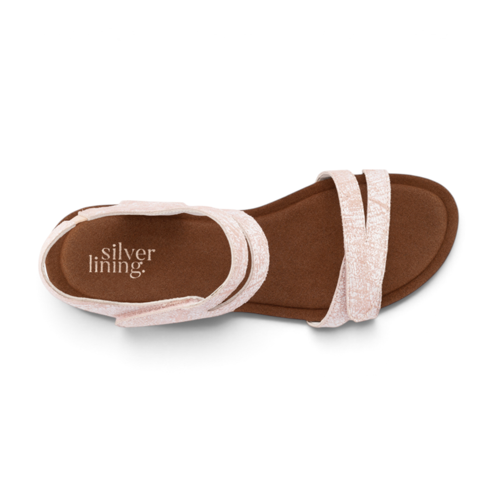 Kimberley Print Wedge - Himalayan Pink