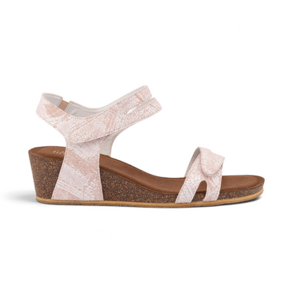 Kimberley Print Wedge - Himalayan Pink