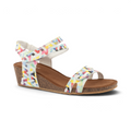 Kimberley Print Wedge - Rainbow Maze