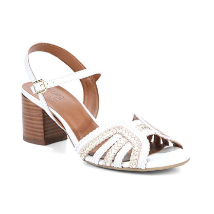Kingston Heeled Sandal - White Multi
