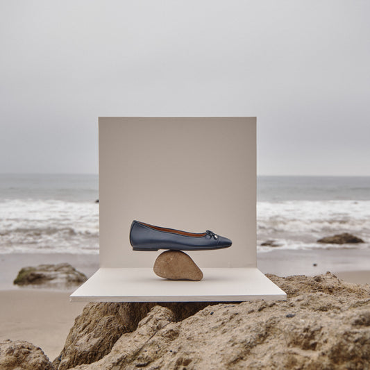 Lifestyle image for Klara Ballet Flat - Navy