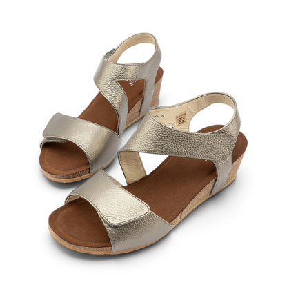 Kyra Wedge - Pebble Pewter