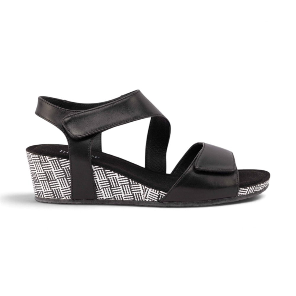 Kyra Wrap Wedge - Black