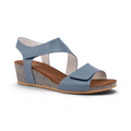 Kyra Wrap Wedge - Denim