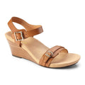 Laurie Wedge Sandal - Tan
