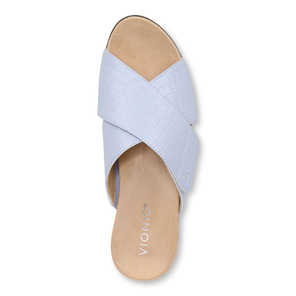 Leticia Wedge Sandal - Blue Haze