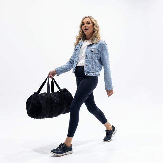 Lifestyle image for Boston Zip Casual Sneaker - Sapphire/Navy Lizard