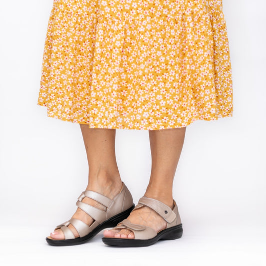 Lifestyle image for Geneva Sandal - Champagne