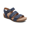 Lilly Strapped Sandal - Navy Cutout
