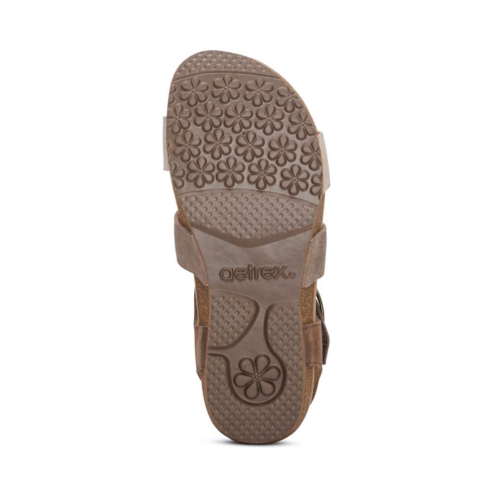 Lilly Strapped Sandal - Taupe