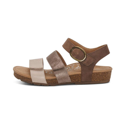 Lilly Strapped Sandal - Taupe
