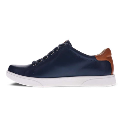 Limoges Lace-Up Casual Sneaker - Blue French/Cognac