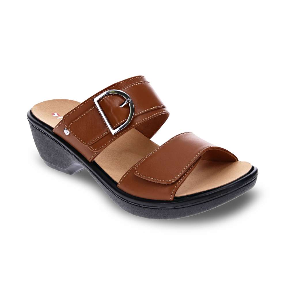 London Wedge - Tan