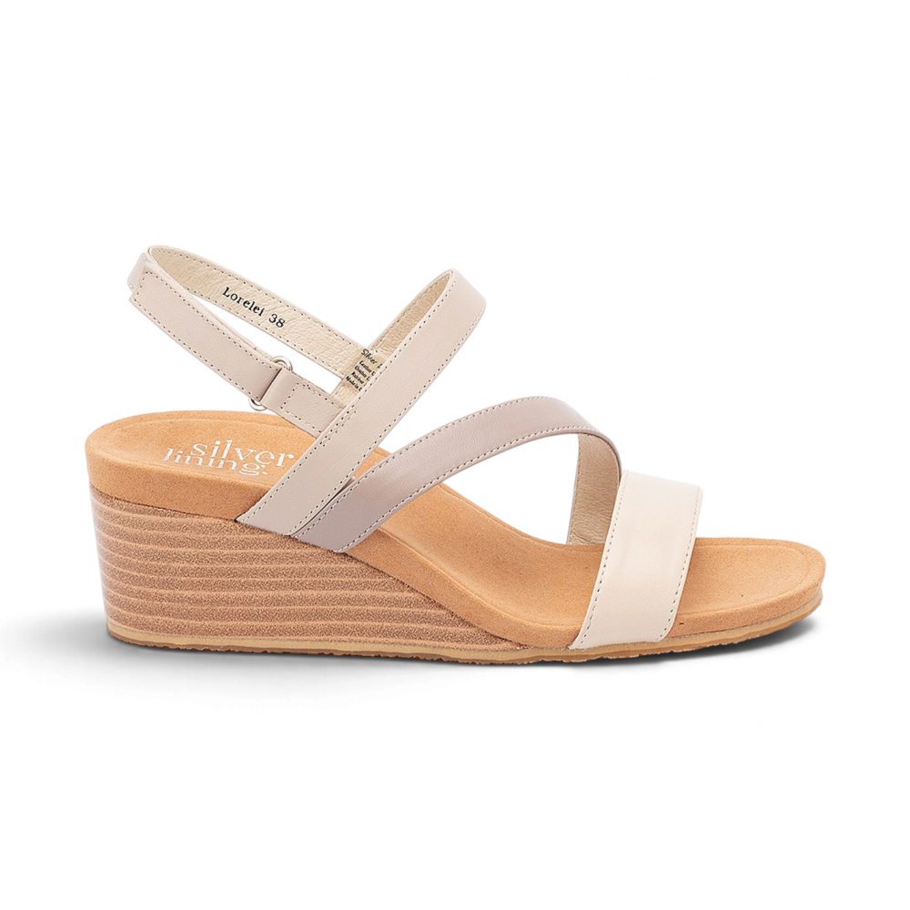 Lorelei Wedge - Beige