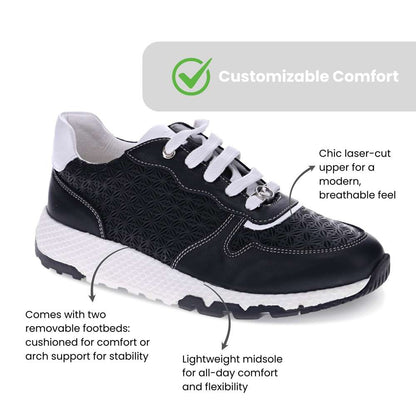 Los Angeles Casual Sneaker - Black