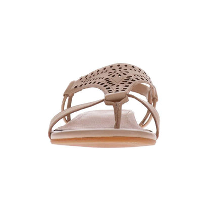 Maggie Flat Sandal - Beige