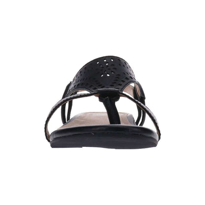 Maggie Flat Sandal - Black