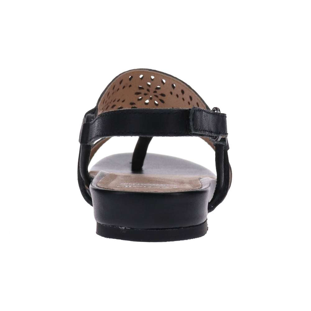 Maggie Flat Sandal - Black