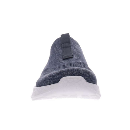 Maggie Slip-On Casual Sneaker - Dark Blue/Silver