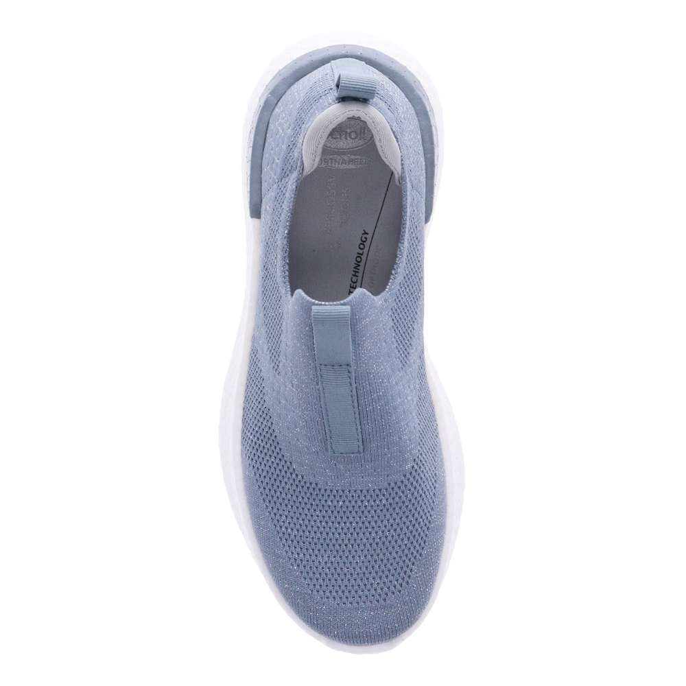 Maggie Slip-On Casual Sneaker - Grey/Silver