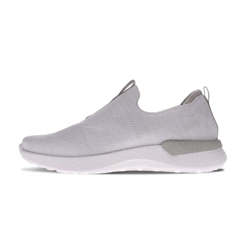 Maggie Slip-On Casual Sneaker - White/Silver