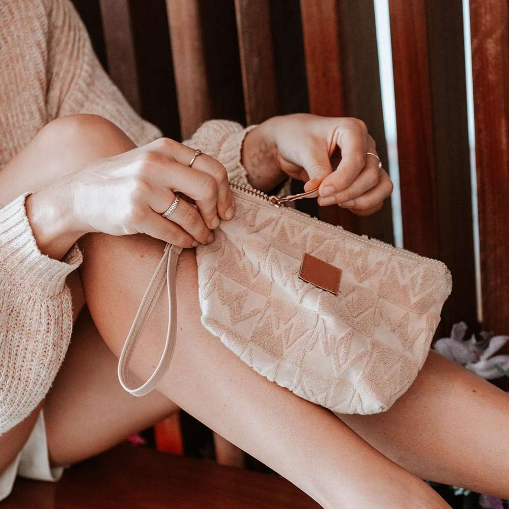 Cosmetic Pouch - Brown