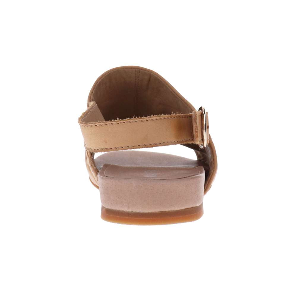 Mandy Flat Sandal - Almond
