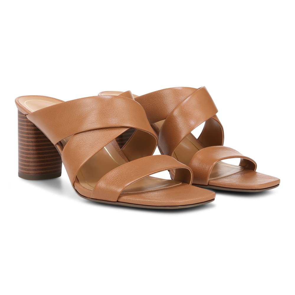 Merlot Heeled Sandal - Toffee