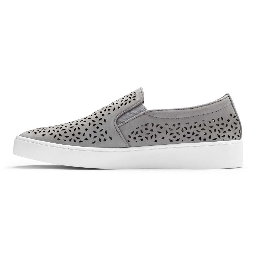 Midi Perf Slip-On Casual Sneaker - Grey