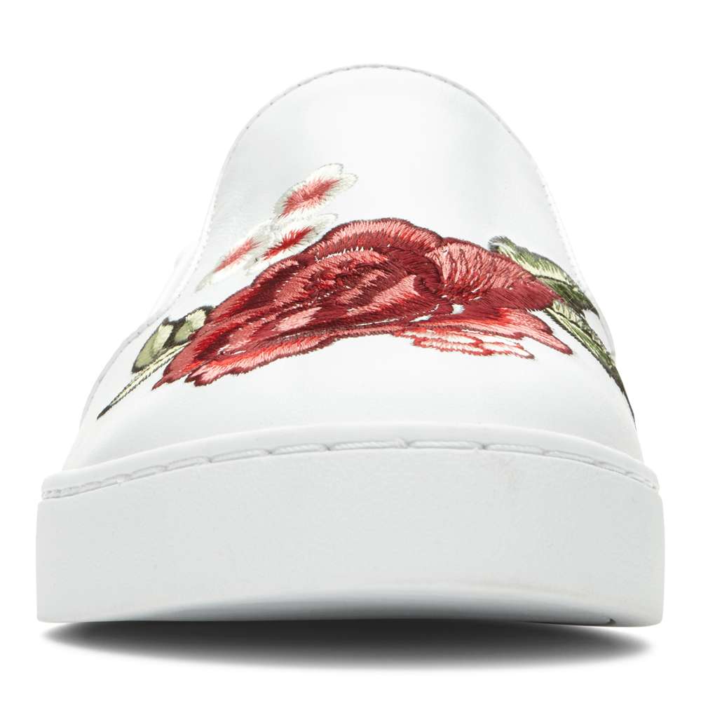 Midi Slip-On Sneaker - White Floral