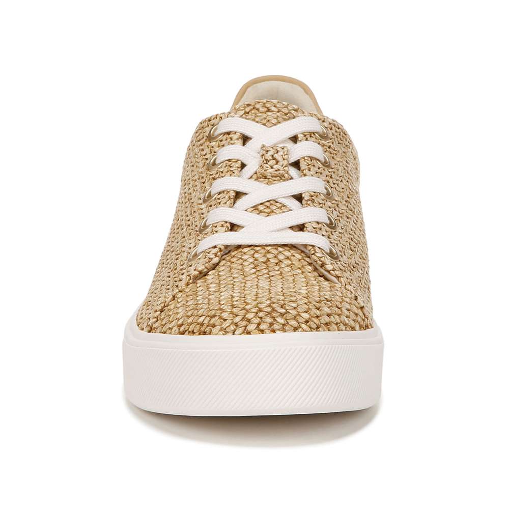 Morrison 2.0 Lace-Up Casual Sneaker - Tan Raffia Fabric