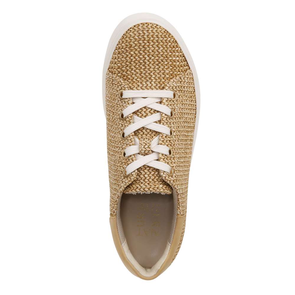 Morrison 2.0 Lace-Up Casual Sneaker - Tan Raffia Fabric