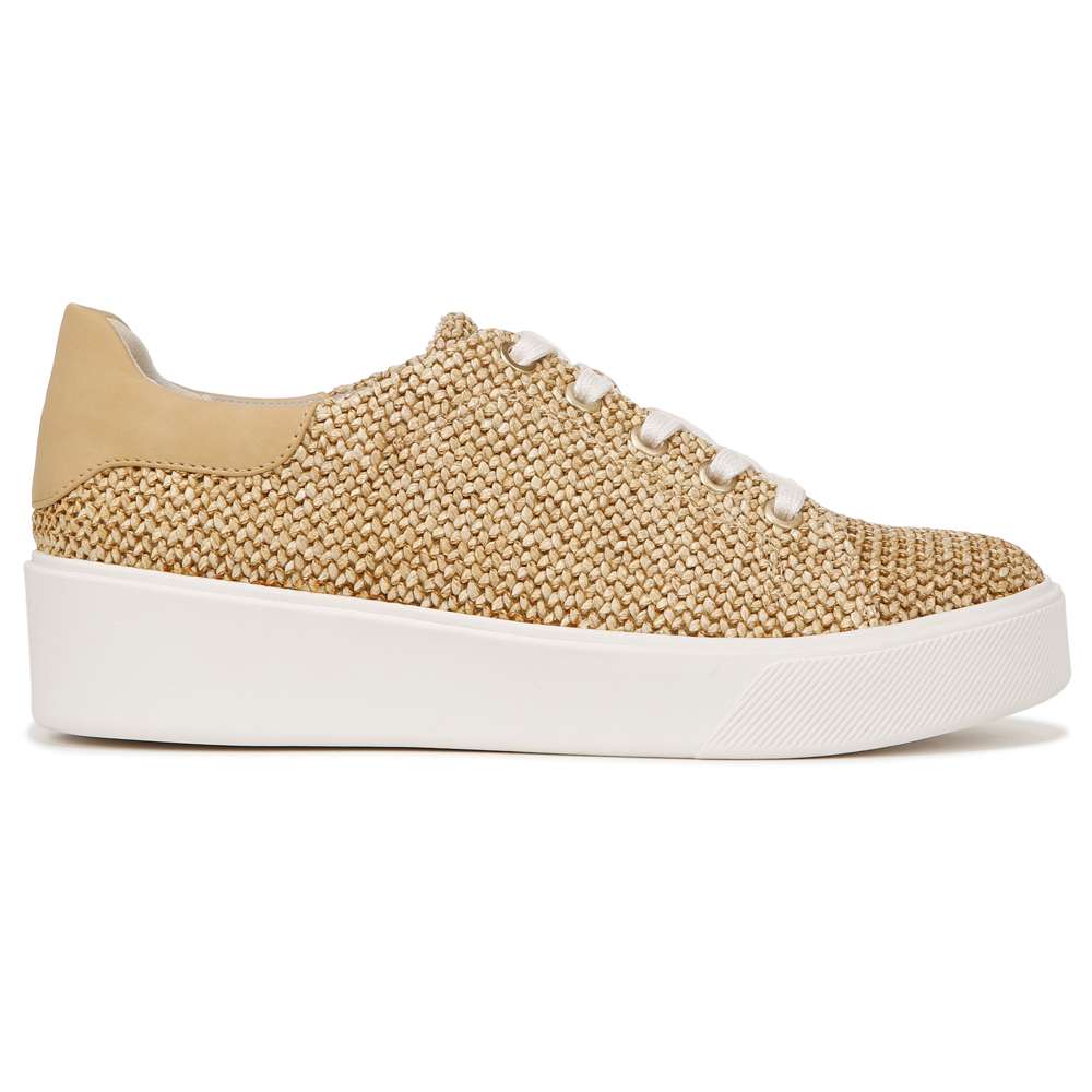 Morrison 2.0 Lace-Up Casual Sneaker - Tan Raffia Fabric