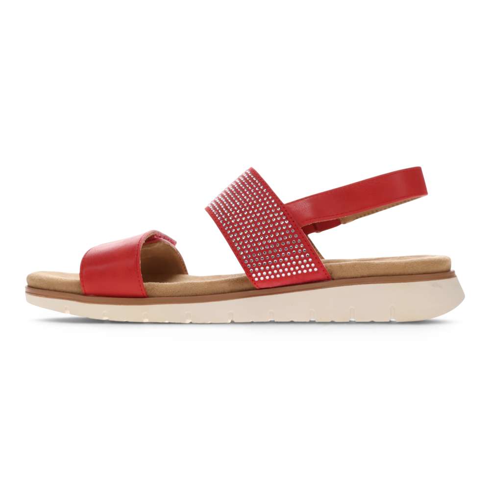 Nancy Slingback Sandal - Red