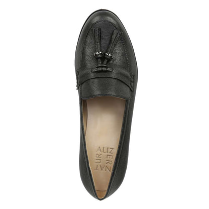 Nina Heeled Loafer - Black