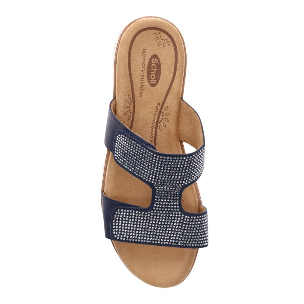 Nola Slide - Navy Blazer Rhinestone