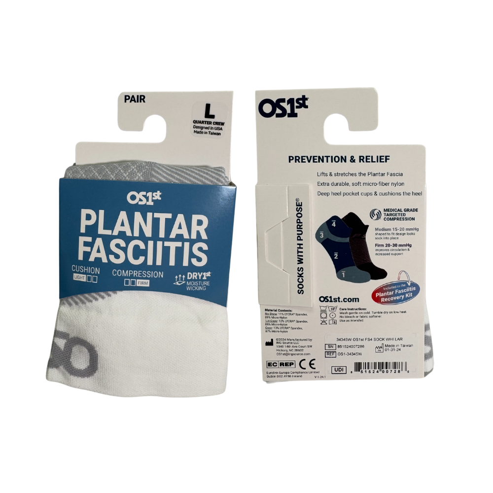 No Show Plantar Fasciitis Compression Socks (FS4) - Blue