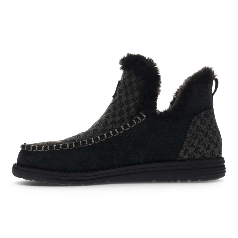 Plush Boot - Black