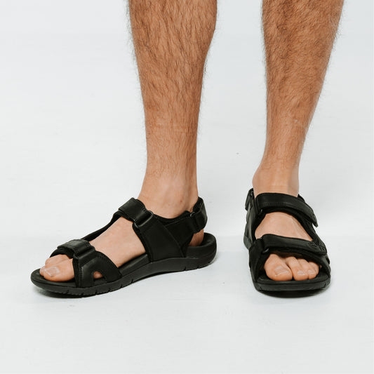 Lifestyle image for Power Back Strap Sandal - Black