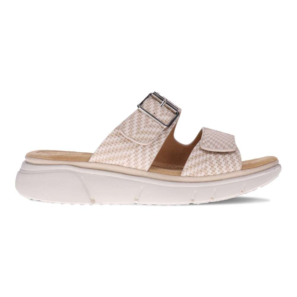 Rage Slide - Beige Raffia
