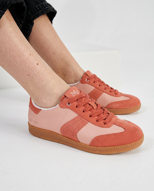 Lifestyle image for Ramona II Lace-Up Casual Sneaker - Blush Terracotta