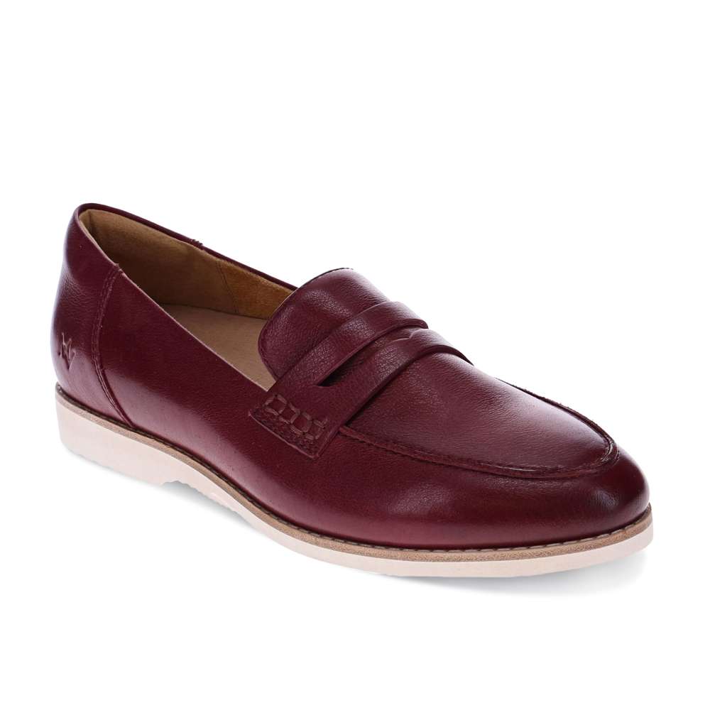 Remi Casual Slip-On - Dark Red