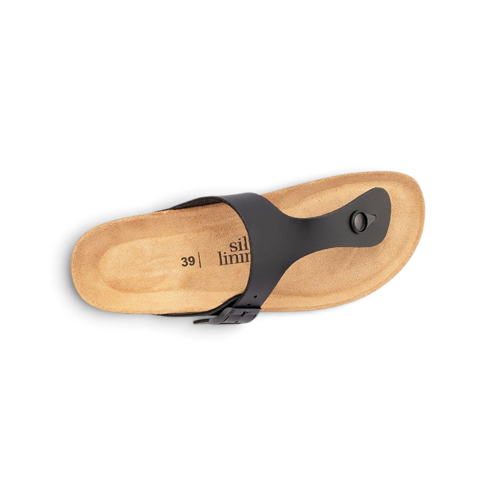 Rosas II Slide - Black