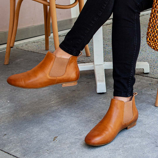 Lifestyle image for Sally Chelsea Boot - Leopard