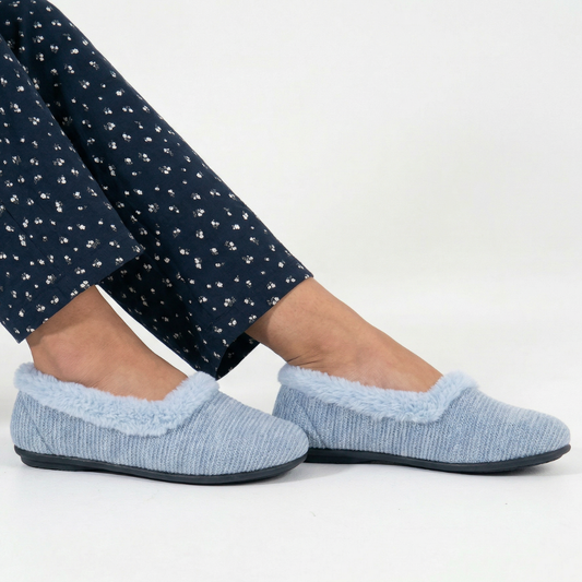 Lifestyle image for Softy Slipper - Blue
