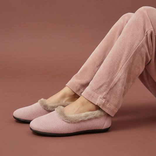 Lifestyle image for Softy Slipper - Blush