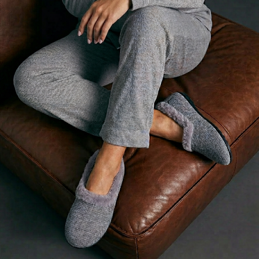 Lifestyle image for Softy Slipper - Charcoal